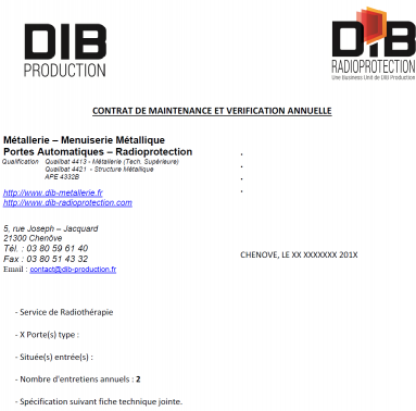 Notre Contrat de Maintenance Préventive