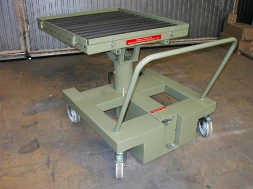 rolling cart with hydraulic elevator table - AIR FRANCE rolling cart with hydraulic elevator table - AIR FRANCE
